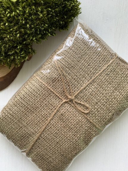 Мішковина натуральна 0.5 кв.м - Флористичний декор