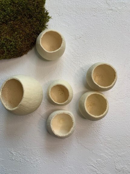 Чашечки Bell cup білі ( 6 шт ) - Флористичний декор