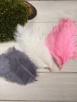 Пір'я натуральні білі 10-15 см ( упковка 5 шт ) - Пір'я