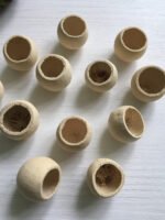 Чашечки Bell cup вибілені МІНІ (12 шт.) - Основи для композицій і декору