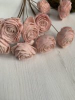Ранункулюс з шоли світло рожевий - Шола