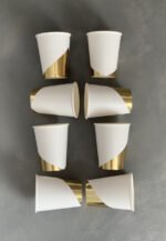 СТАКАНЧИКИ ОДНОРАЗОВІ "GOLD WHITE" - Стаканчики