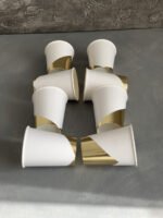СТАКАНЧИКИ ОДНОРАЗОВІ "GOLD WHITE" - Стаканчики