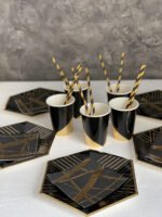 СТАКАНЧИКИ ОДНОРАЗОВІ "GOLD BLACK" - Стаканчики