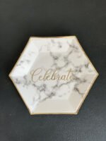 Тарілки паперові, шестикутні "Celebrate" (8 шт.) - Тарілки