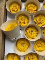 Роза жовта - Роза стабілізована міні 2-3 см