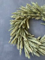 Вінок з пшениці натуральної (30 см) - Вінки