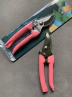 Секатор з рожевою ручкою, коротке лезо - Секатори