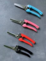 Секатор з червоною ручкою, довге лезо - Секатори