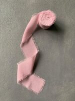 Стрічка бузково-рожева шифонова (4 см) - Стрічки для флористики і декору