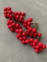 Ягідки штучні червоні 1.5 см - Ягідки