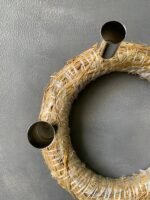 Підсвічник тонкий на високій ніжці срібло (2,5 см) 1 шт - Основи для композицій і декору