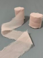 Стрічка шифонова світло рожева 4 см х 5 м - Стрічки для флористики і декору