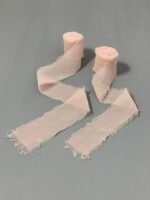 Стрічка шифонова світло рожева 4 см х 5 м - Стрічки для флористики і декору