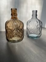 Ваза скло напівпрозора коричнева - Основи для композицій і декору
