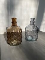 Ваза скло напівпрозора коричнева - Основи для композицій і декору