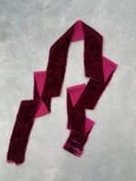 Стрічка Темна Фуксія оксамитова (4 см) - Оксамитові стрічки