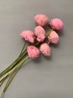 Ранункулюс з шоли рожевий 6 см - Шола