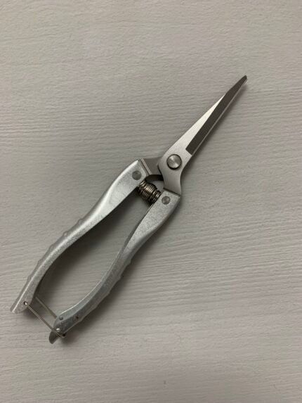 Секатор металевий з срібною ручкою - Секатори