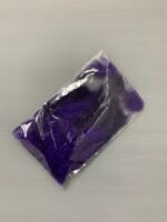 Набір натурального пір'я фазана в горох фіолетове 100 шт - Пір'я