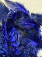 Набір натурального пір'я фазана синє 100 шт - Пір'я