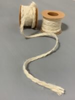 Мотузка плетена коса, біла, 0,5 мм, 5 метрів - Мотузки для декору