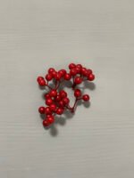 Штучні ягідки без стебла, червоні матові 9 шт, 4,5 см. A9. - Штучні ягоди та плоди