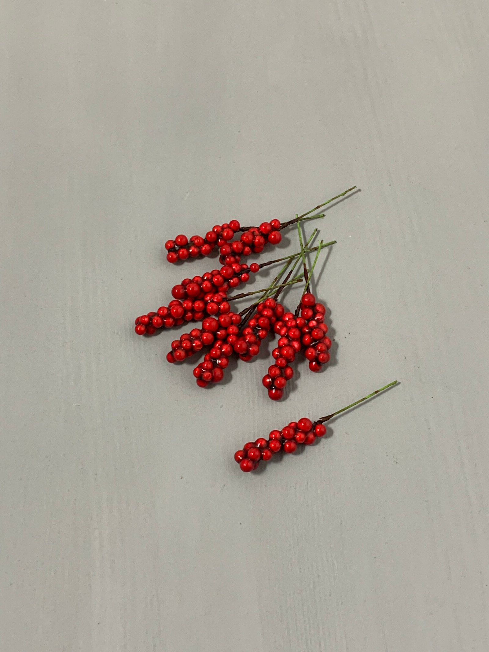 Штучні ягідки набір 10 шт, червоні 9 см. H35. - Штучні ягоди та плоди Штучні ягідки набір 10 шт, червоні 9 см. H35. - Штучні ягоди та плоди