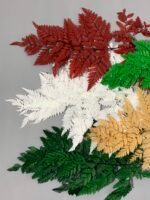 Листя папороті стабілізоване темно-зелене ( 2 шт ) - Листя стабілізовані