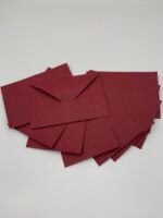 Конверт бордовий 10х15 см 10 шт - Конверти