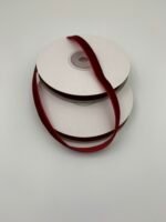 (Копія)Стрічка зі штучного оксамиту Зелена 1 см/9 м - Оксамитові стрічки