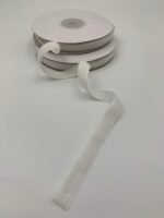 Стрічка зі штучного оксамиту Айворі 1 см/9 м - Бавовняні стрічки