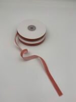 (Копія)Стрічка зі штучного оксамиту Рожева 1 см/9 м - Оксамитові стрічки