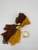 Кільце для серветок листок золотий 4,5 см. - Бромус