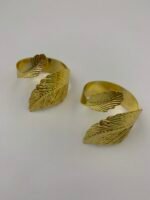 Кільце для серветок листок золотий 4,5 см. - Бромус