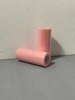 Фатин декоративний рожево-персиковий, щільне плетіння 15 см х 22,8 м - Фатин