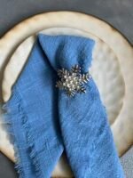 Кільце для серветок сніжинка 4 см. - Кільця для серветок