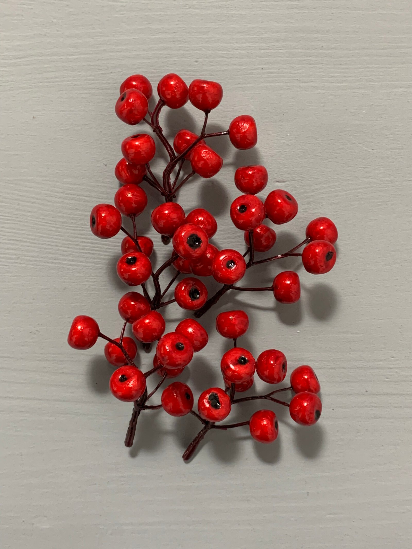 Штучні ягідки горобини без стебла, 8-9 шт червоні 7 см. F17. - Штучні ягоди та плоди Штучні ягідки горобини без стебла, 8-9 шт червоні 7 см. F17. - Штучні ягоди та плоди