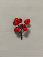 Штучні ягідки горобини без стебла, 8-9 шт червоні 7 см. F17. - Штучні ягоди та плоди