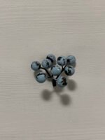 Штучні ягідки без стебла, чорні сизі матові 9 шт, 4,5 см. A9. - Штучні ягоди та плоди