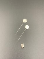 Основа для прикрас ручної роботи, ПЛАТИНА, 8 отворів шпилька з заглушкою - Букети, бутоньєрки, набори для творчості