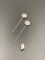 Основа для прикрас ручної роботи, ПЛАТИНА, 8 отворів шпилька з заглушкою - Букети, бутоньєрки, набори для творчості