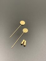 Основа для прикрас ручної роботи, ЗОЛОТО, шпилька з заглушкою - Букети, бутоньєрки, набори для творчості