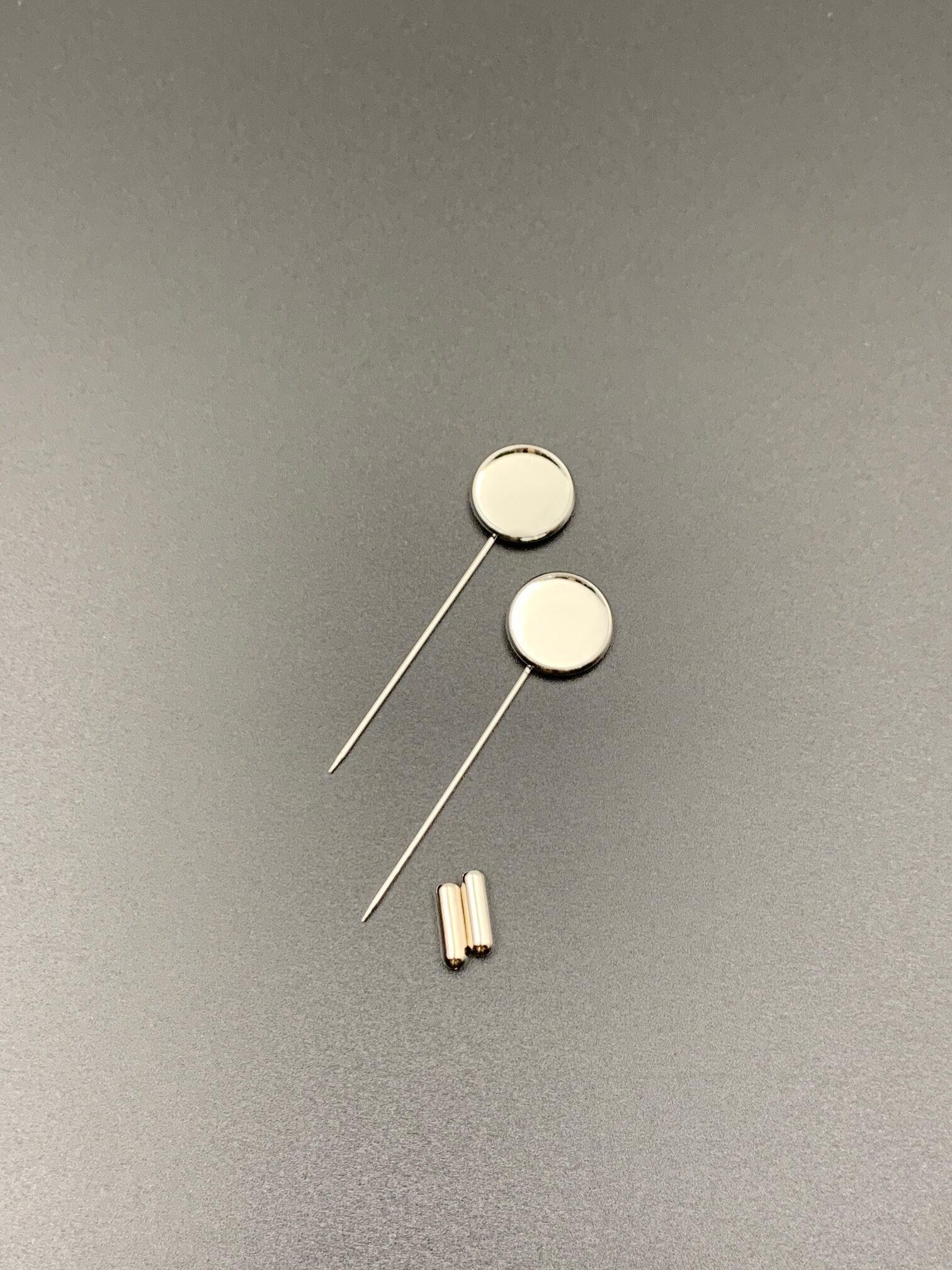 Основа для прикрас ручної роботи, ПЛАТИНА, шпилька з заглушкою - Букети, бутоньєрки, набори для творчості Основа для прикрас ручної роботи, ПЛАТИНА, шпилька з заглушкою - Букети, бутоньєрки, набори для творчості