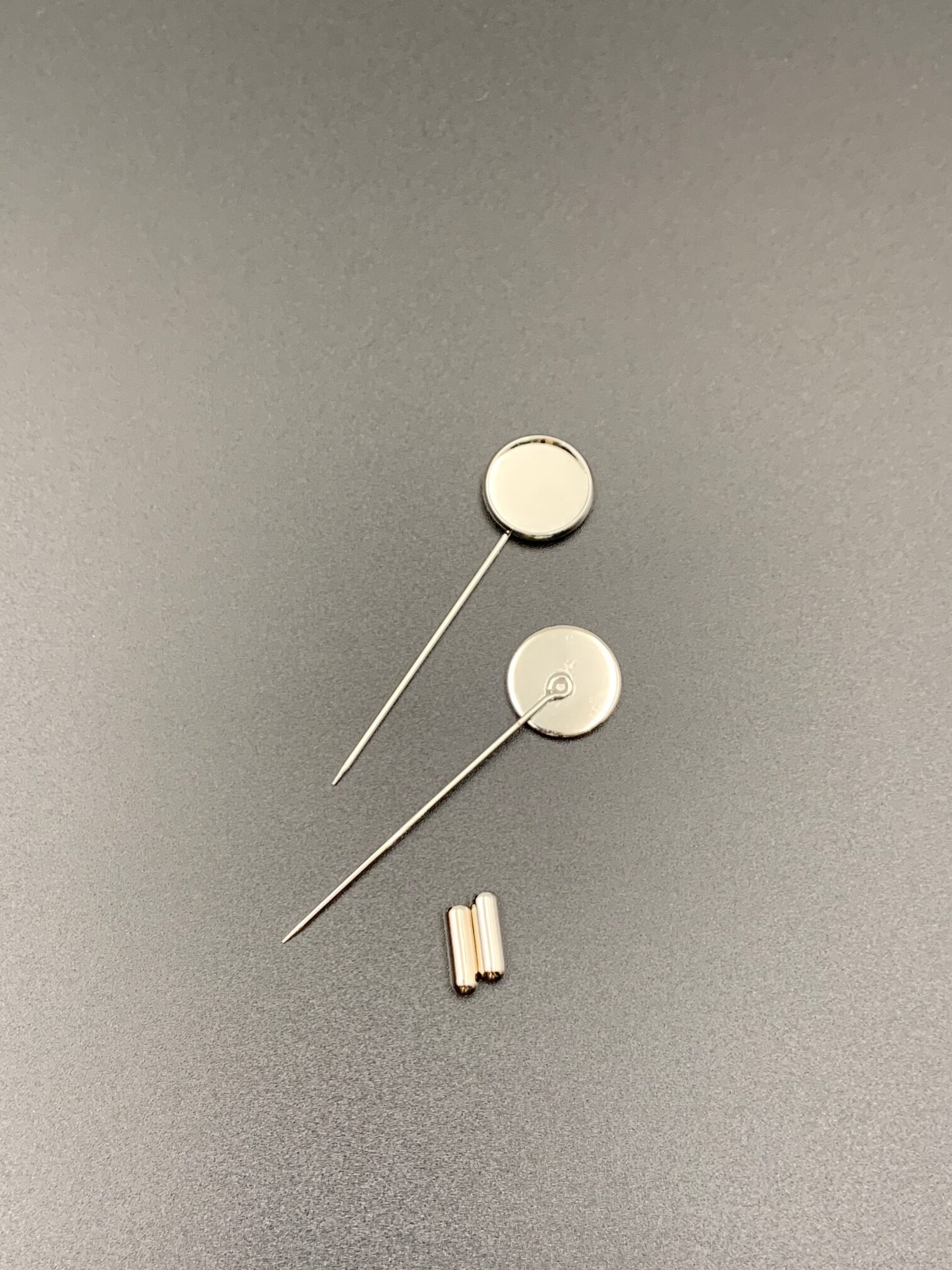 Основа для прикрас ручної роботи, ПЛАТИНА, шпилька з заглушкою - Букети, бутоньєрки, набори для творчості Основа для прикрас ручної роботи, ПЛАТИНА, шпилька з заглушкою - Букети, бутоньєрки, набори для творчості