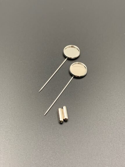 Основа для прикрас ручної роботи, ПЛАТИНА, шпилька з заглушкою - Букети, бутоньєрки, набори для творчості