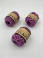 Мотузка джутова трьохниткова, бузкова, 0,2 мм, 10 метрів - Мотузки для декору