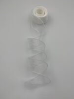 (Копія)Стрічка з органзи айворі 4 см х 9 м - Бавовняні стрічки