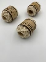 Мотузка джутова трьохниткова, вибілена, 0,2 мм, 10 метрів - Мотузки для декору