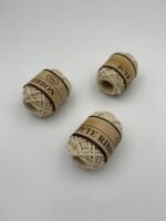 Мотузка джутова трьохниткова, вибілена, 0,2 мм, 10 метрів - Мотузки для декору